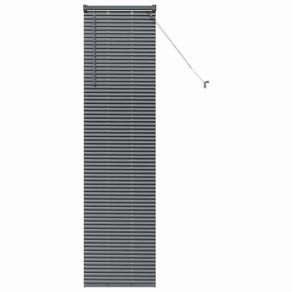 Venetianspersienner Mørkegrå 175 x 45 cm Aluminium