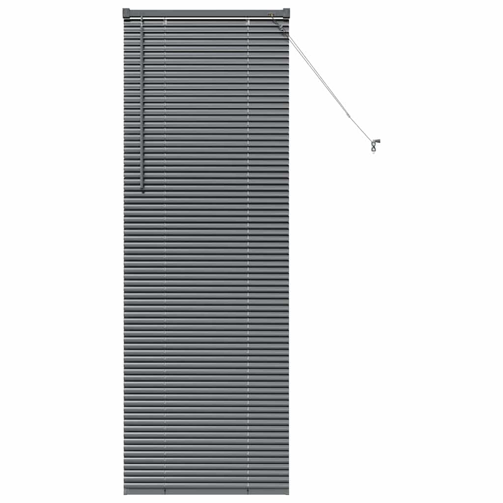 Venetianspersienner Mørkegrå 175 x 55 cm Aluminium