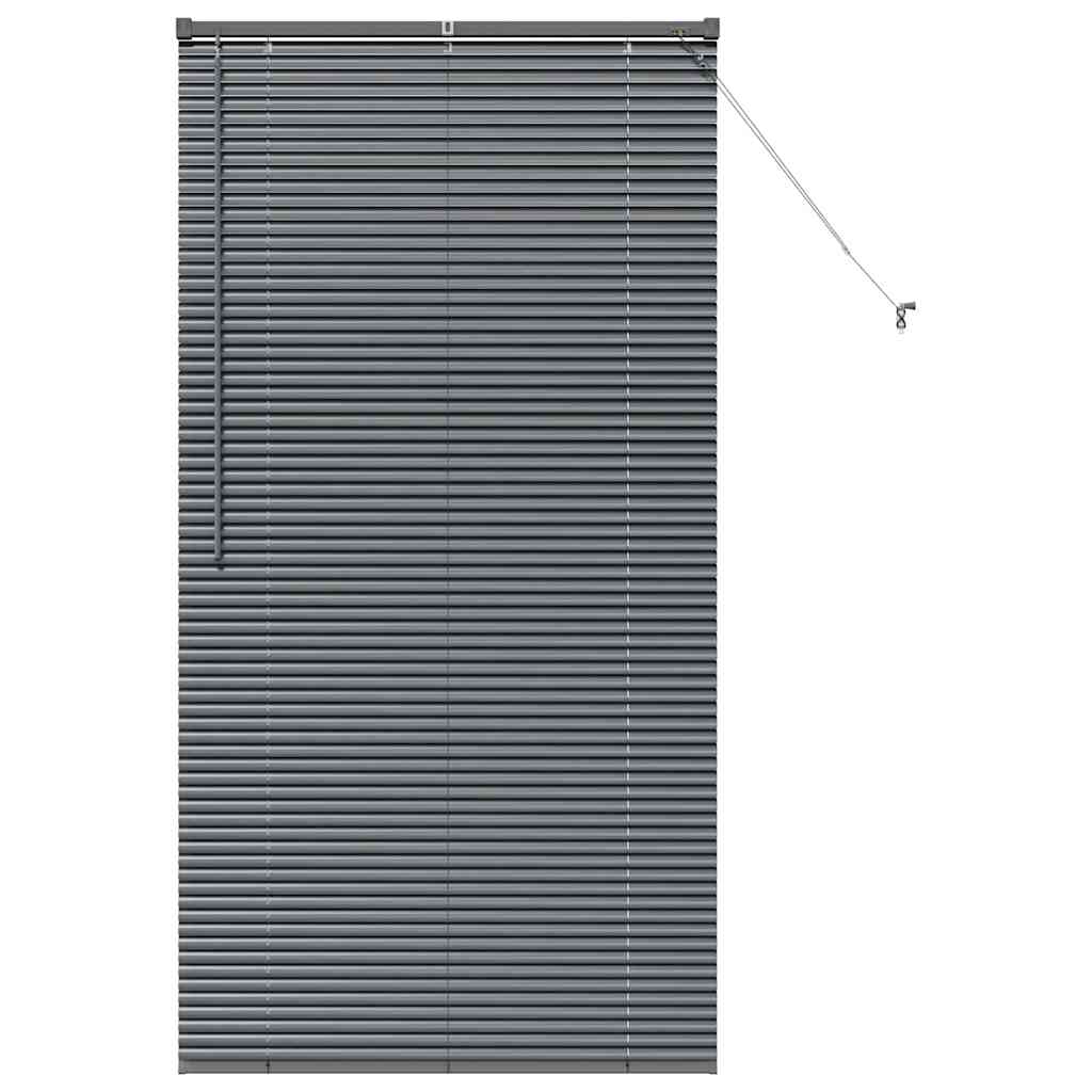 Venetianspersienner Mørkegrå 175 x 95 cm Aluminium
