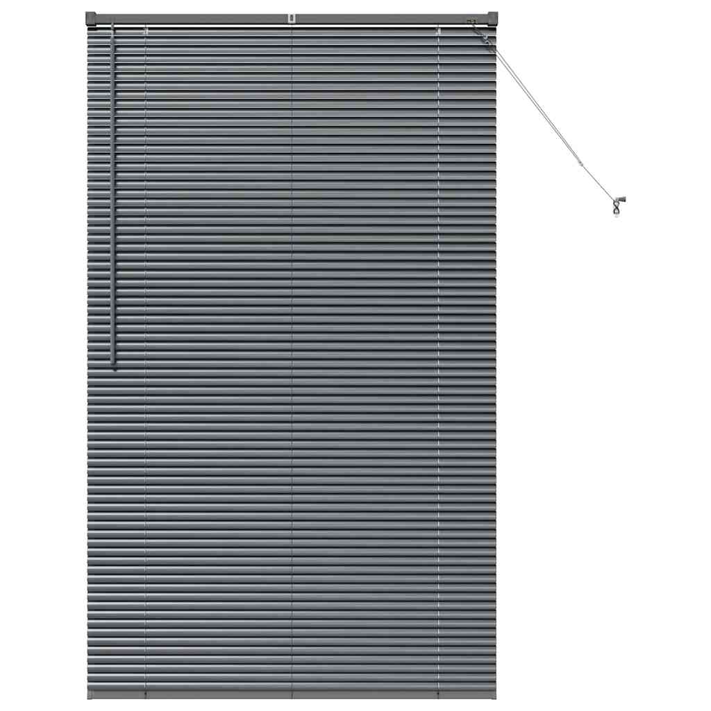 Venetianspersienner Mørkegrå 175 x 105 cm Aluminium