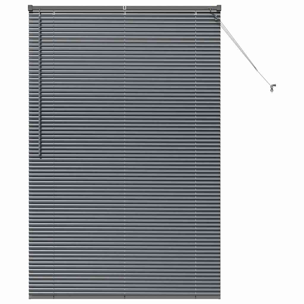Venetianspersienner Mørkegrå 175 x 115 cm Aluminium