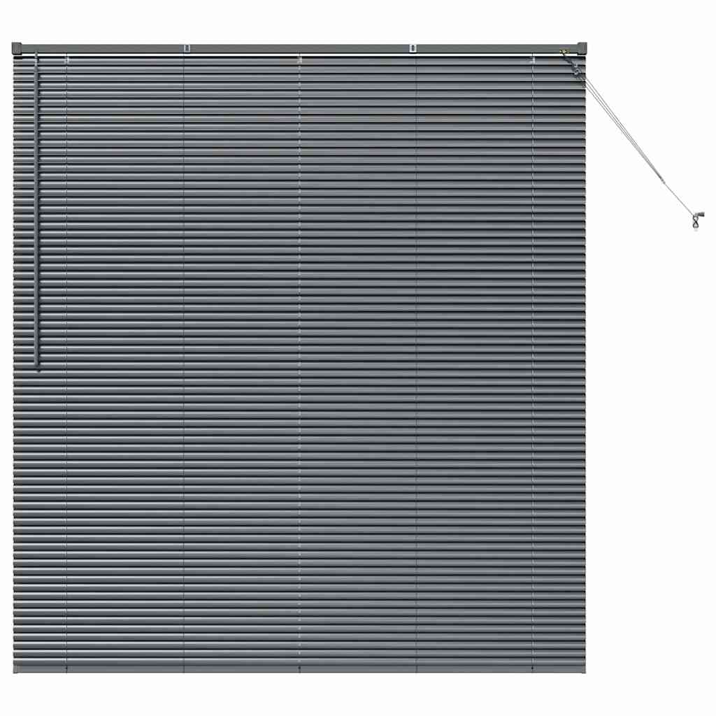 Venetianspersienner Mørkegrå 175 x 160 cm Aluminium