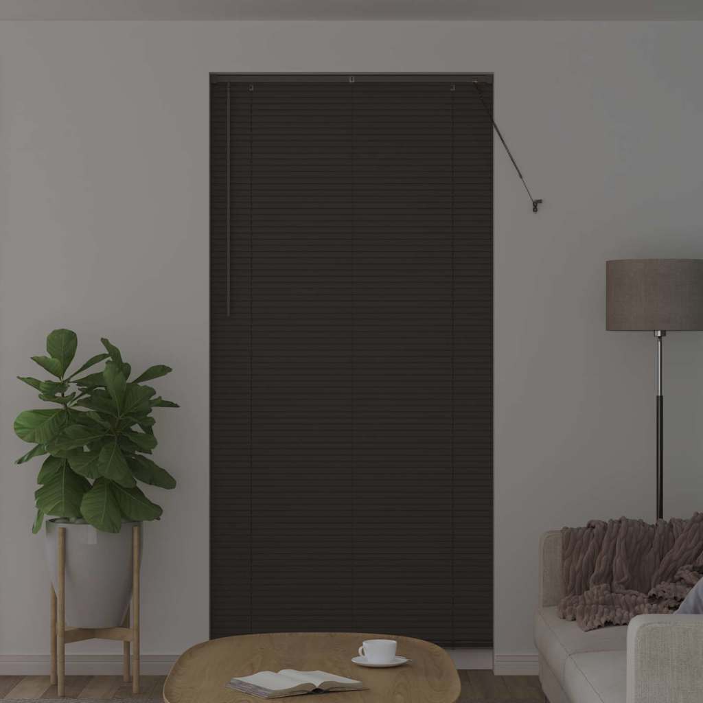 Venetianspersienner Mørkegrå 220 x 100 cm Aluminium