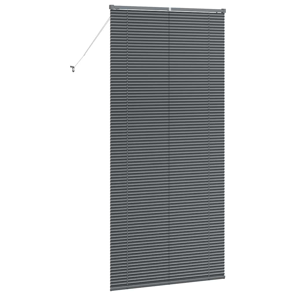 Venetianspersienner Mørkegrå 220 x 100 cm Aluminium