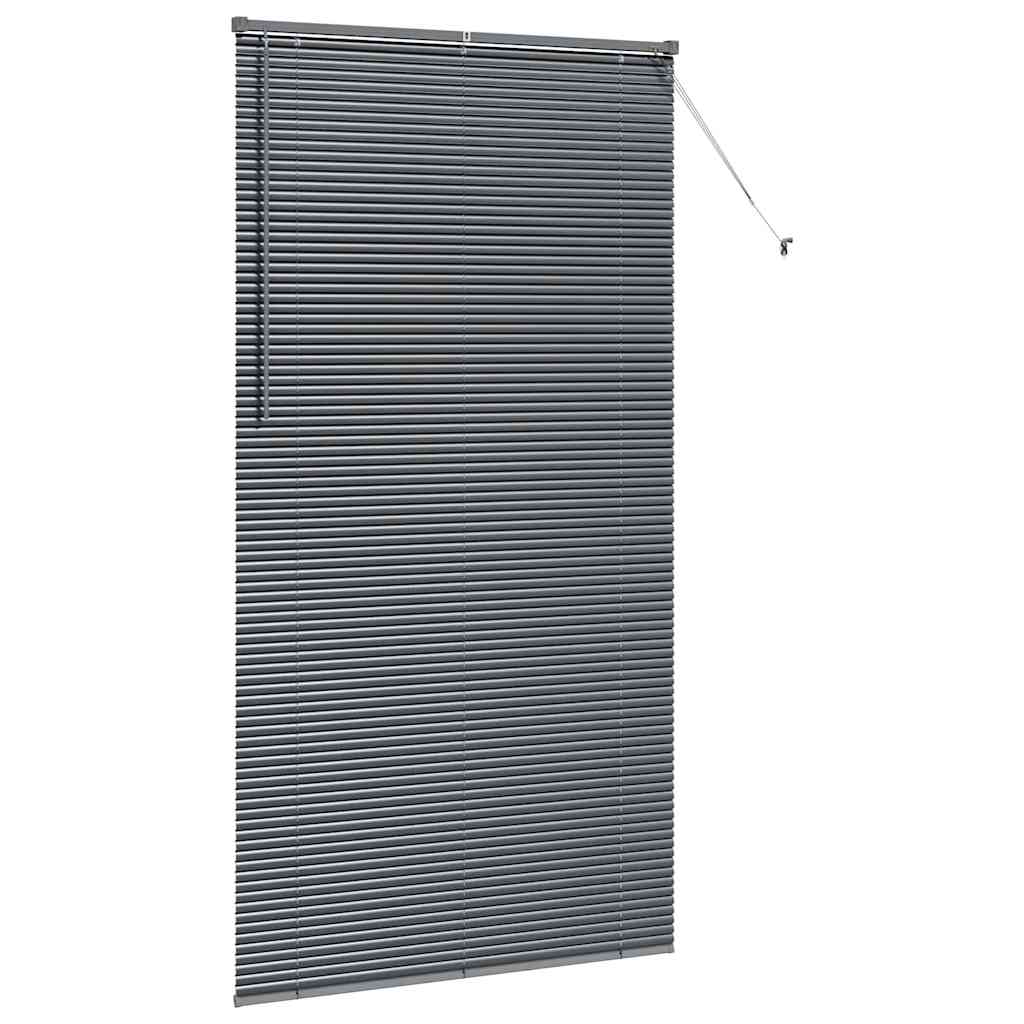 Venetianspersienner Mørkegrå 220 x 110 cm Aluminium
