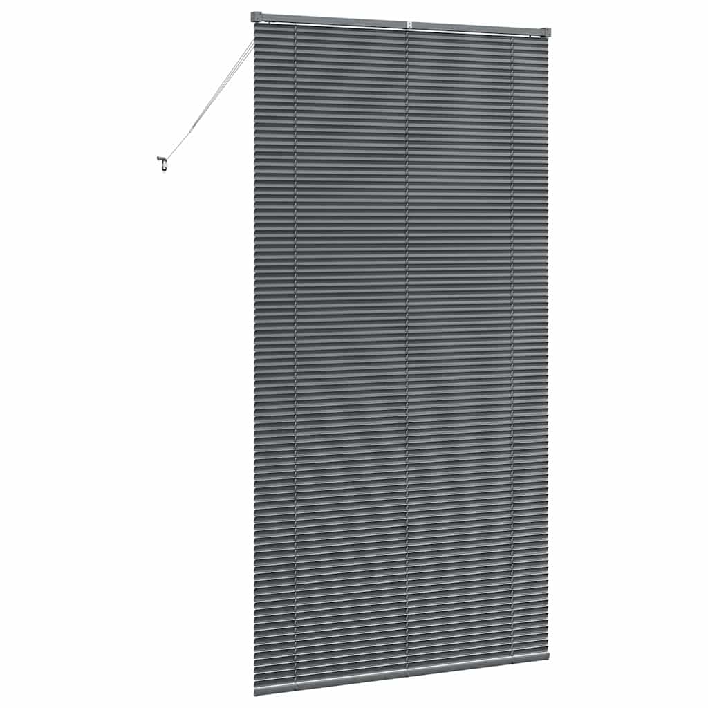 Venetianspersienner Mørkegrå 220 x 110 cm Aluminium