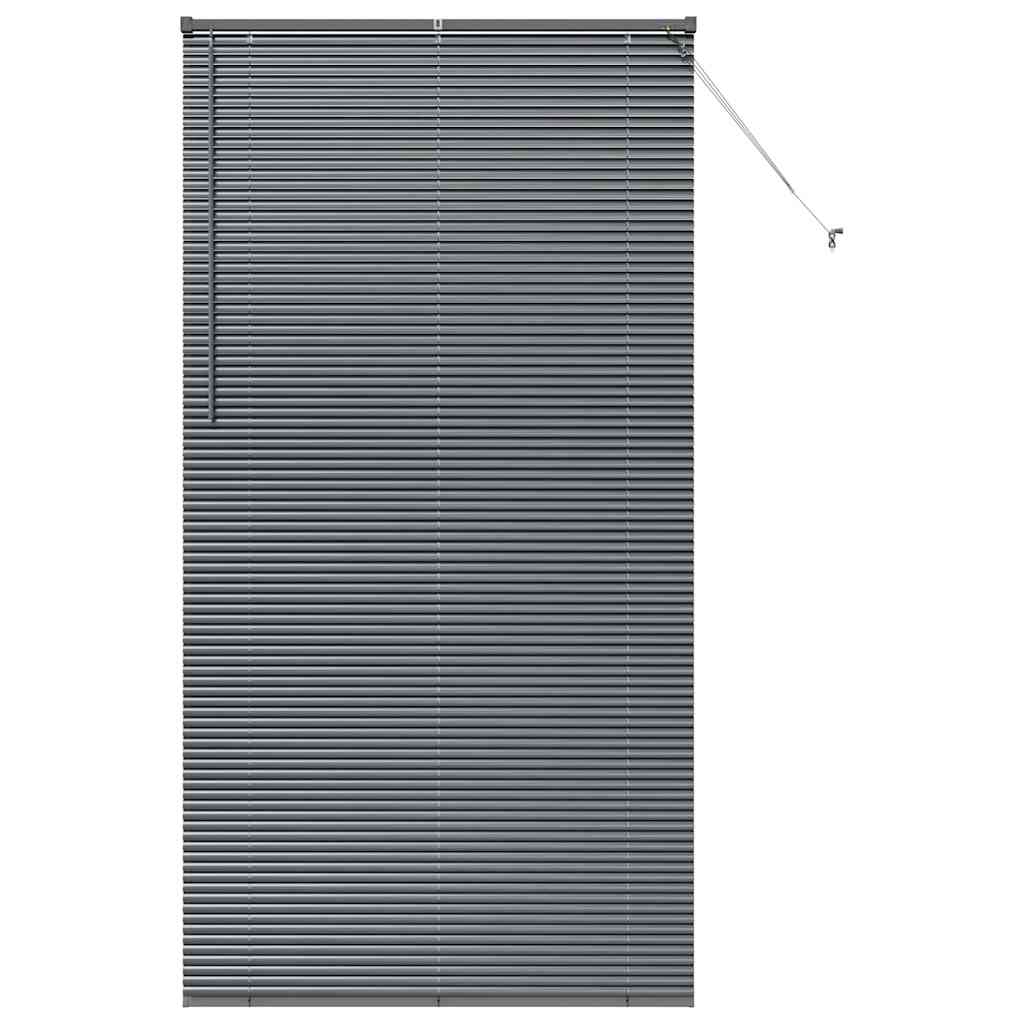 Venetianspersienner Mørkegrå 220 x 110 cm Aluminium
