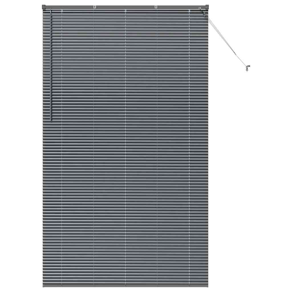 Venetianspersienner Mørkegrå 220 x 135 cm Aluminium