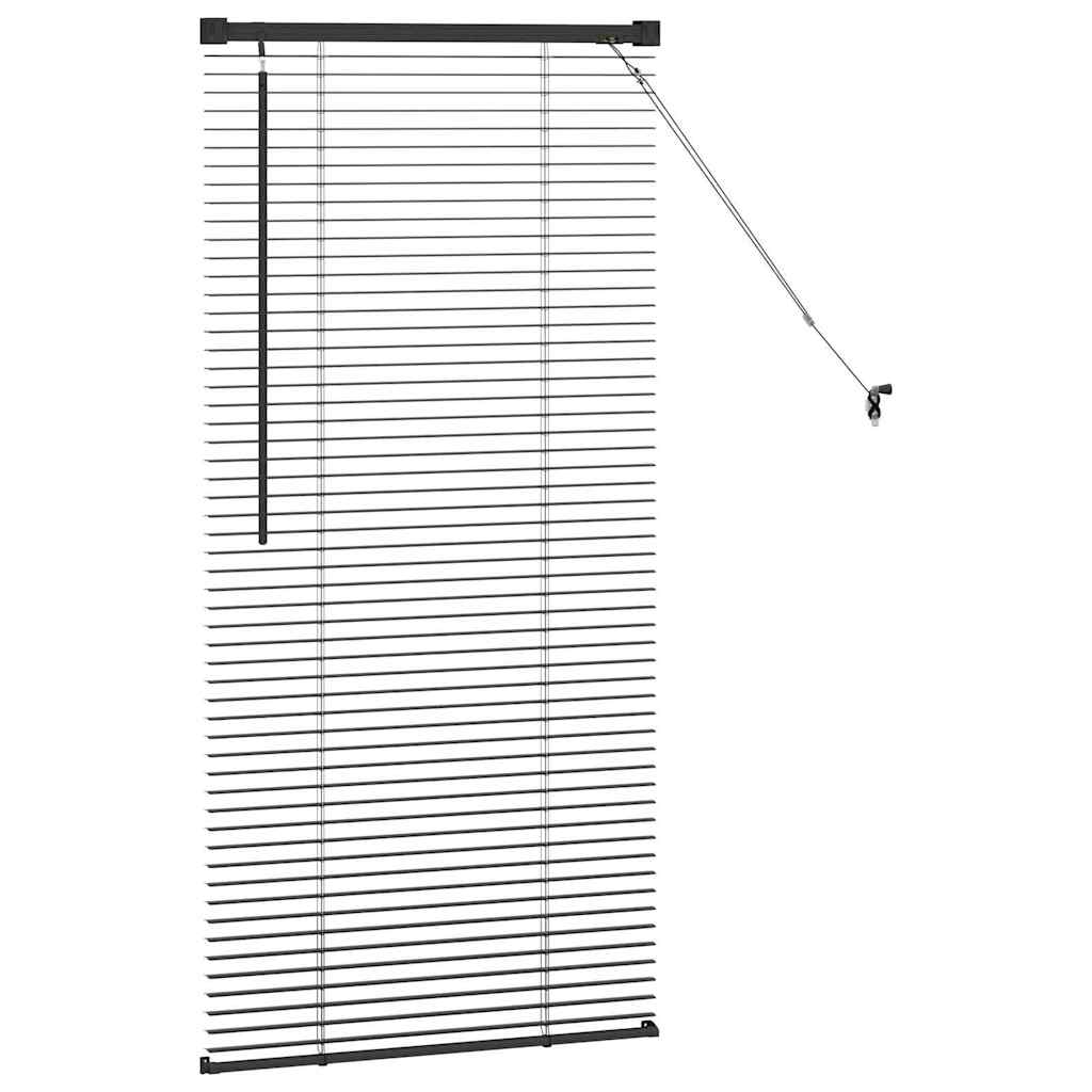 Venetianspersienner Svart 60 x 2,5 x 130 cm Aluminium