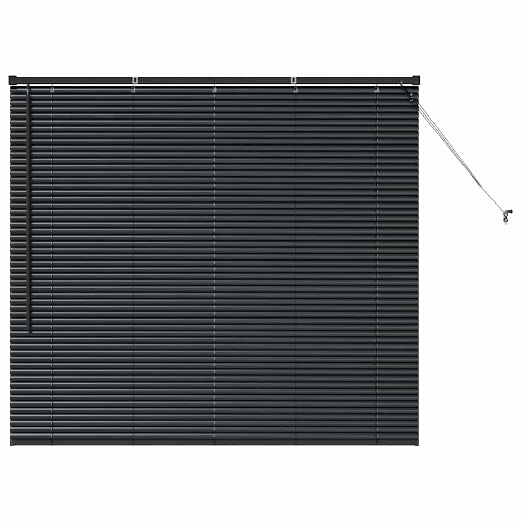 Venetianspersienner Svart 130 x 140 cm Aluminium