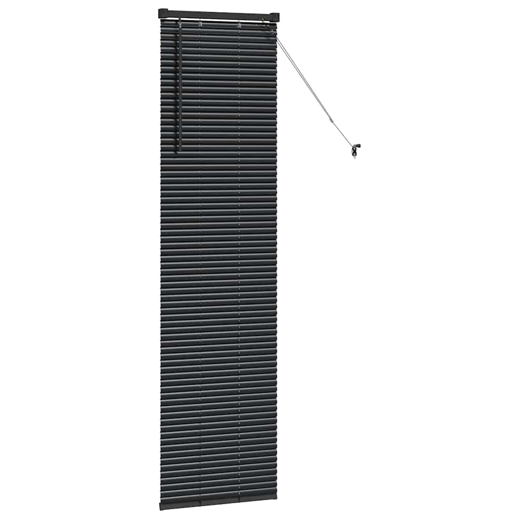 Venetianspersienner Svart 175 x 40 cm Aluminium