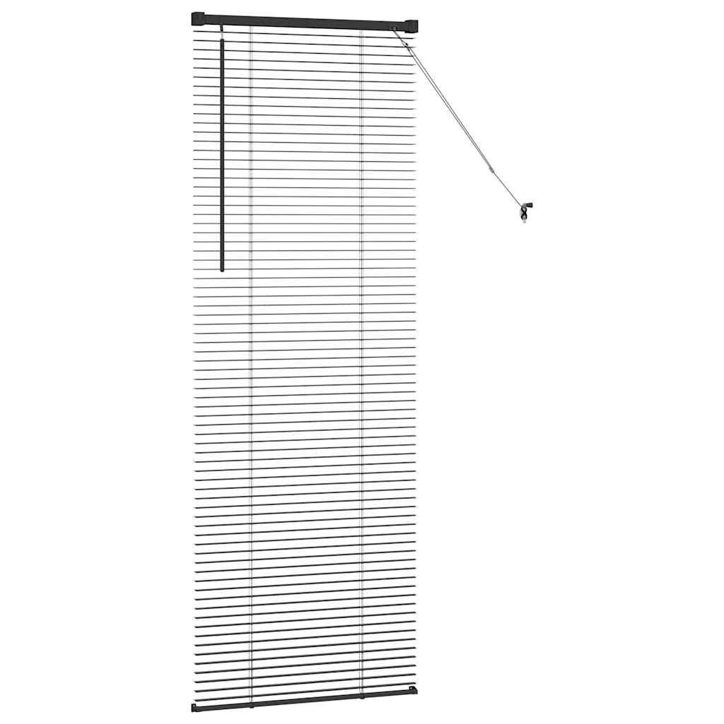 Venetianspersienner Svart 175 x 65 cm Aluminium