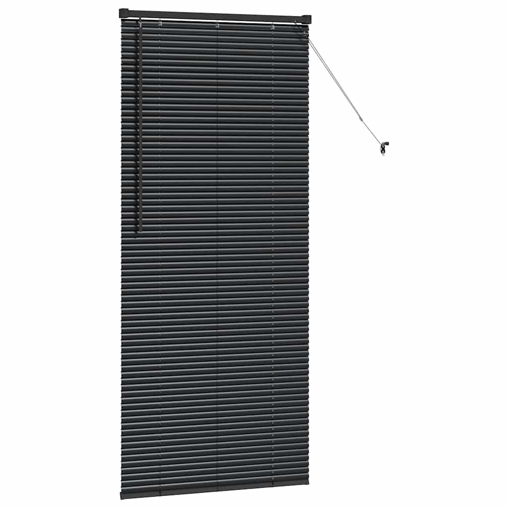 Venetianspersienner Svart 175 x 80 cm Aluminium