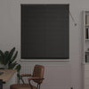 Vindu Persienne med gardiner Svart Aluminium