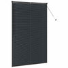 Vindu Persienne med gardiner Svart Aluminium