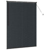Vindu Persienne med gardiner Svart Aluminium