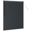Vindu Persienne med gardiner Svart Aluminium