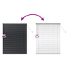 Vindu Persienne med gardiner Svart Aluminium