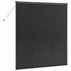 Vindu Persienne med gardiner Svart Aluminium