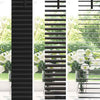 Vindu Persienne med gardiner Svart Aluminium