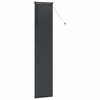 Vindu Persienne med gardiner Svart Aluminium