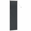 Vindu Persienne med gardiner Svart Aluminium
