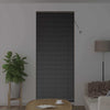 Vindu Persienne med gardiner Svart Aluminium