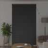 Vindu Persienne med gardiner Svart Aluminium