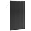 Vindu Persienne med gardiner Svart Aluminium