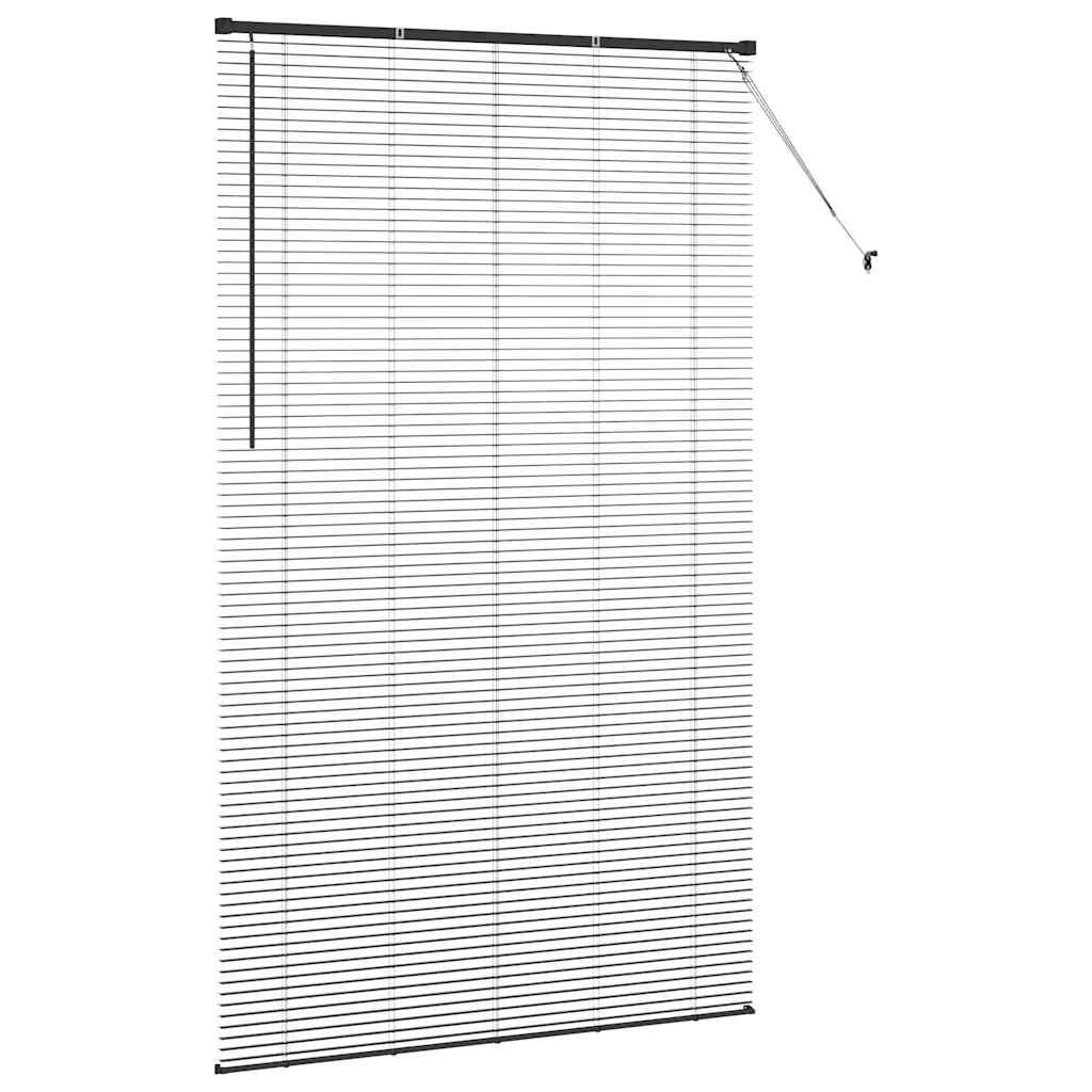 Venetianspersienner Svart 220 x 135 cm Aluminium