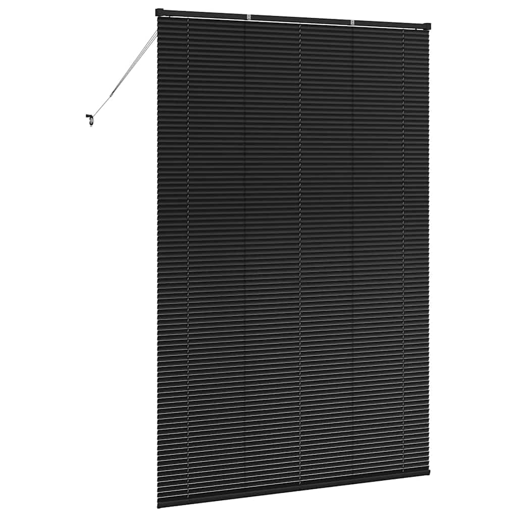 Venetianspersienner Svart 220 x 145 cm Aluminium