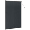 Vindu Persienne med gardiner Svart Aluminium