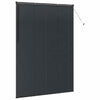 Vindu Persienne med gardiner Svart Aluminium