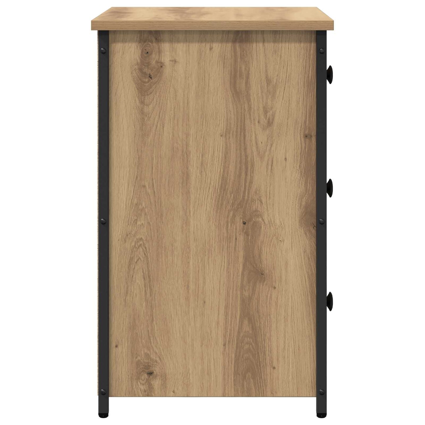 Nattbordskap 2 pcs Brun 40 x 36 x 60 cm Massiv Reclaim Tre