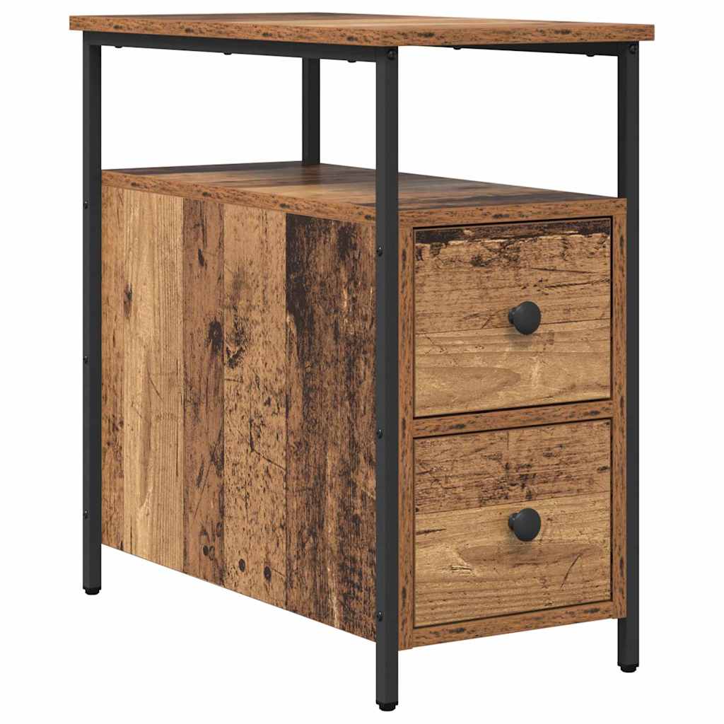 Nattbordskap Gammelt tre 30 x 60 x 60 cm Konstruert tre