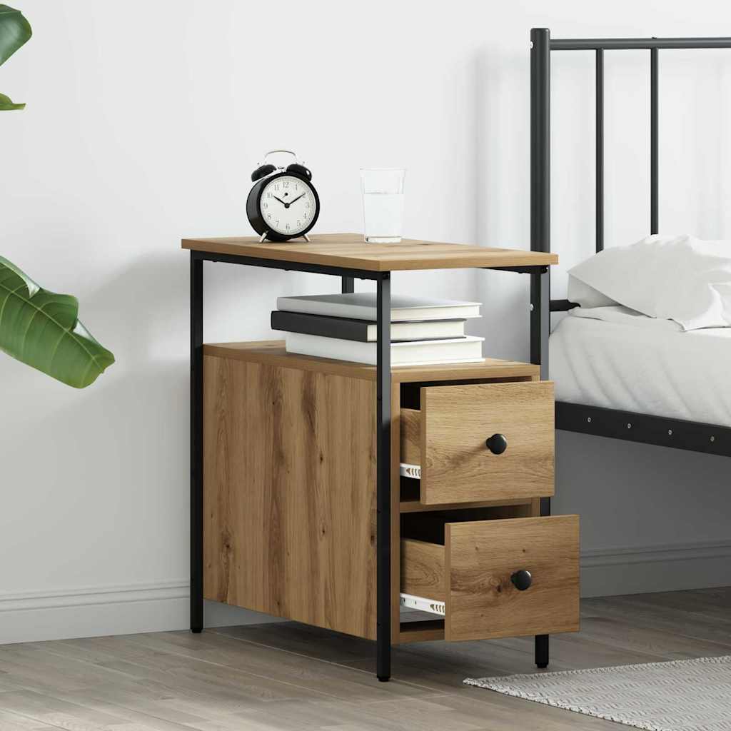 Nattbordskap artisan eik 30 x 60 x 60 cm Konstruert tre