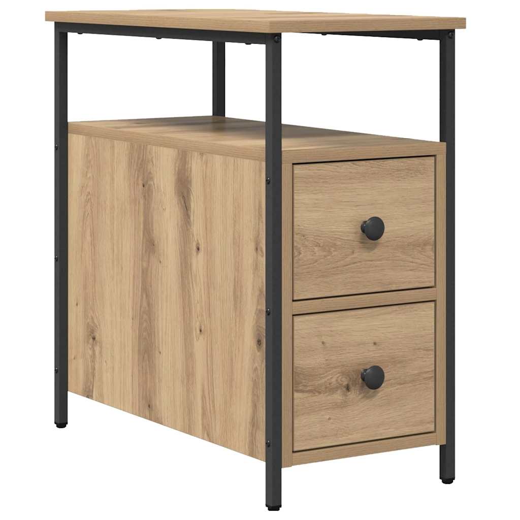 Nattbordskap artisan eik 30 x 60 x 60 cm Konstruert tre