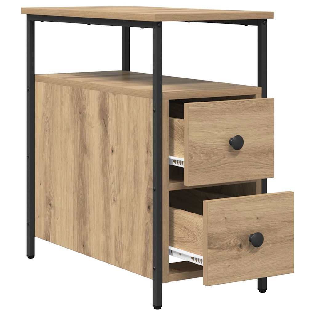Nattbordskap artisan eik 30 x 60 x 60 cm Konstruert tre