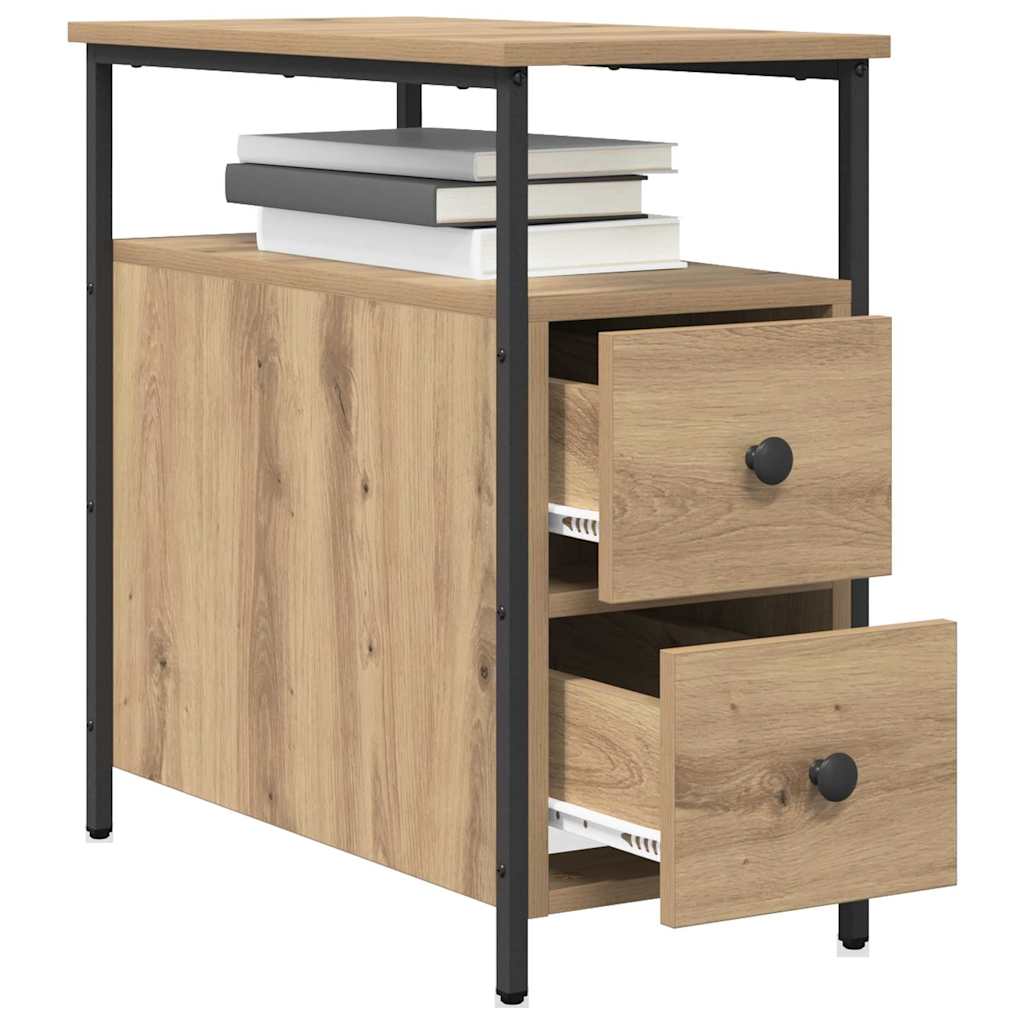 Nattbordskap artisan eik 30 x 60 x 60 cm Konstruert tre