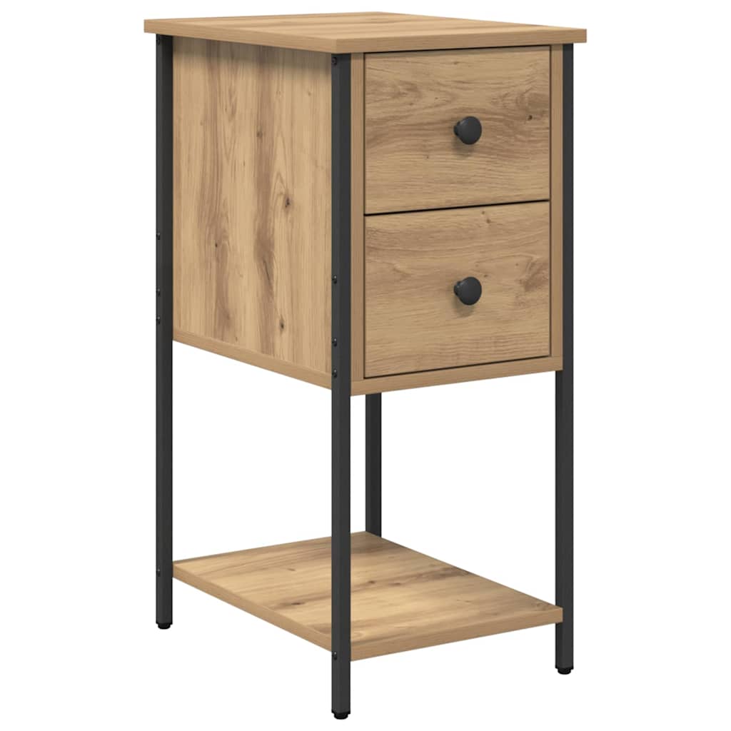 Nattbordskap artisan eik 32 x 42 x 70 cm Konstruert tre