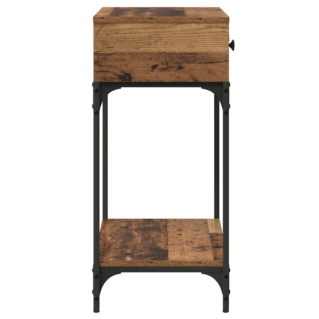 Konsollbord Gammelt tre 75 x 34,5 x 75 cm Konstruert tre