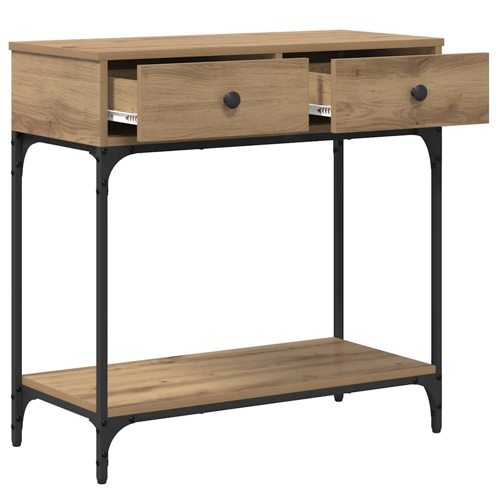 Konsollbord artisan eik 75 x 34,5 x 75 cm Konstruert tre