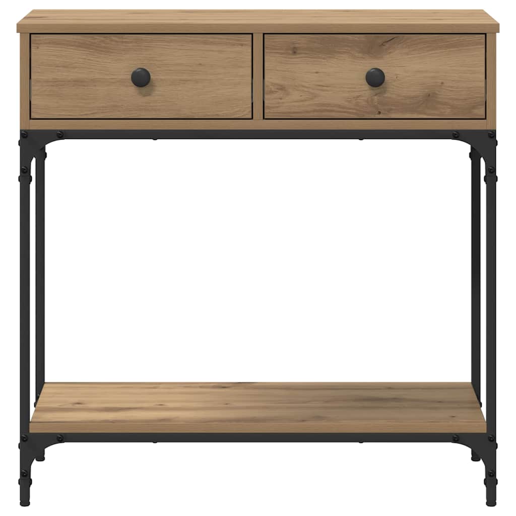 Konsollbord artisan eik 75 x 34,5 x 75 cm Konstruert tre