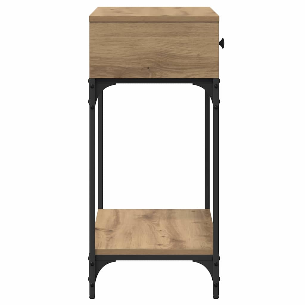 Konsollbord artisan eik 75 x 34,5 x 75 cm Konstruert tre
