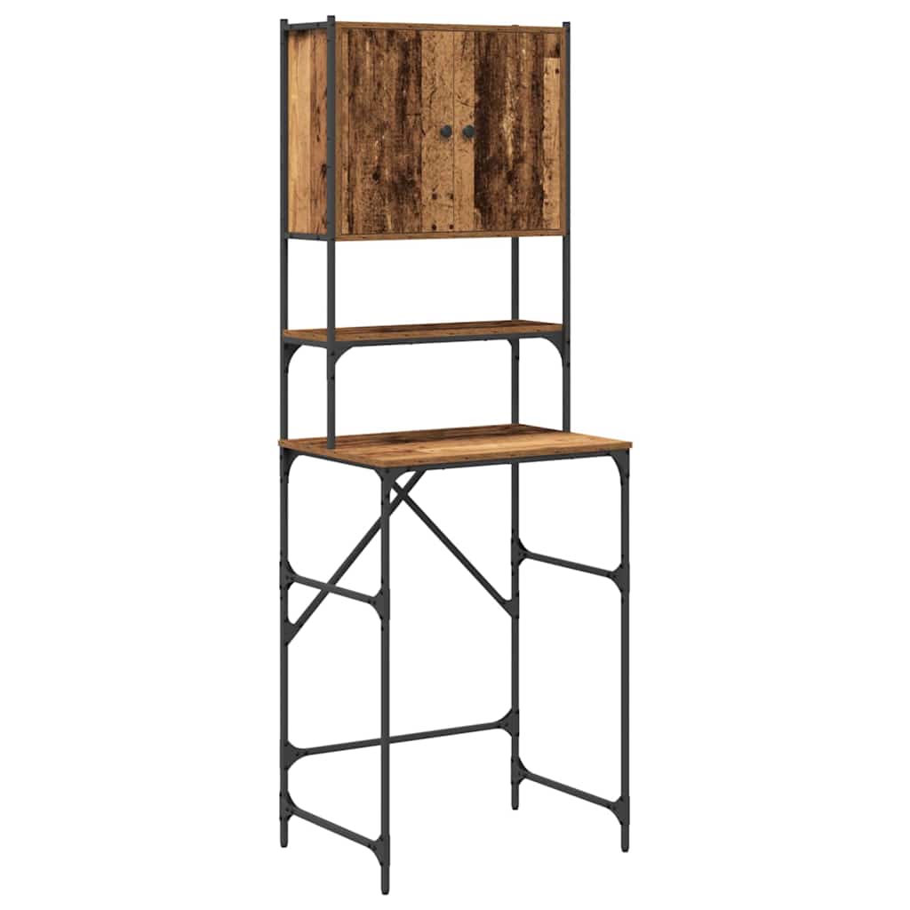 Vaskemaskinskap Gammelt tre 68 x 48,5 x 194 cm Konstruert tre