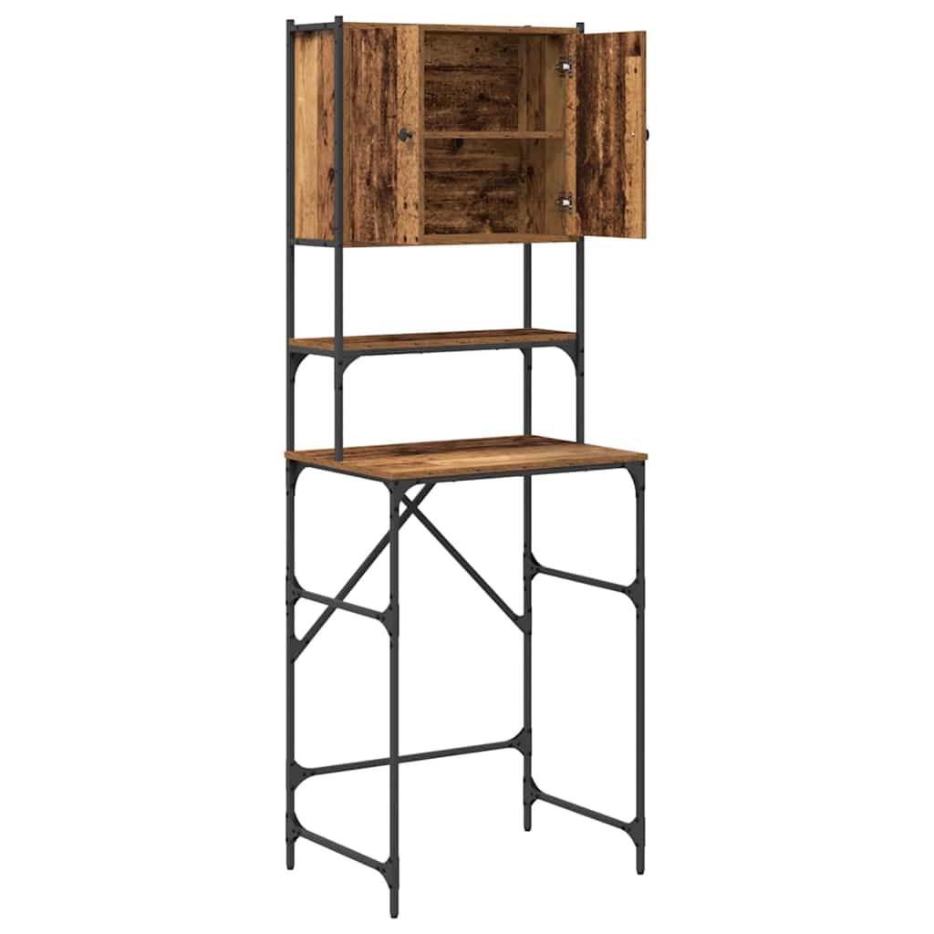 Vaskemaskinskap Gammelt tre 68 x 48,5 x 194 cm Konstruert tre