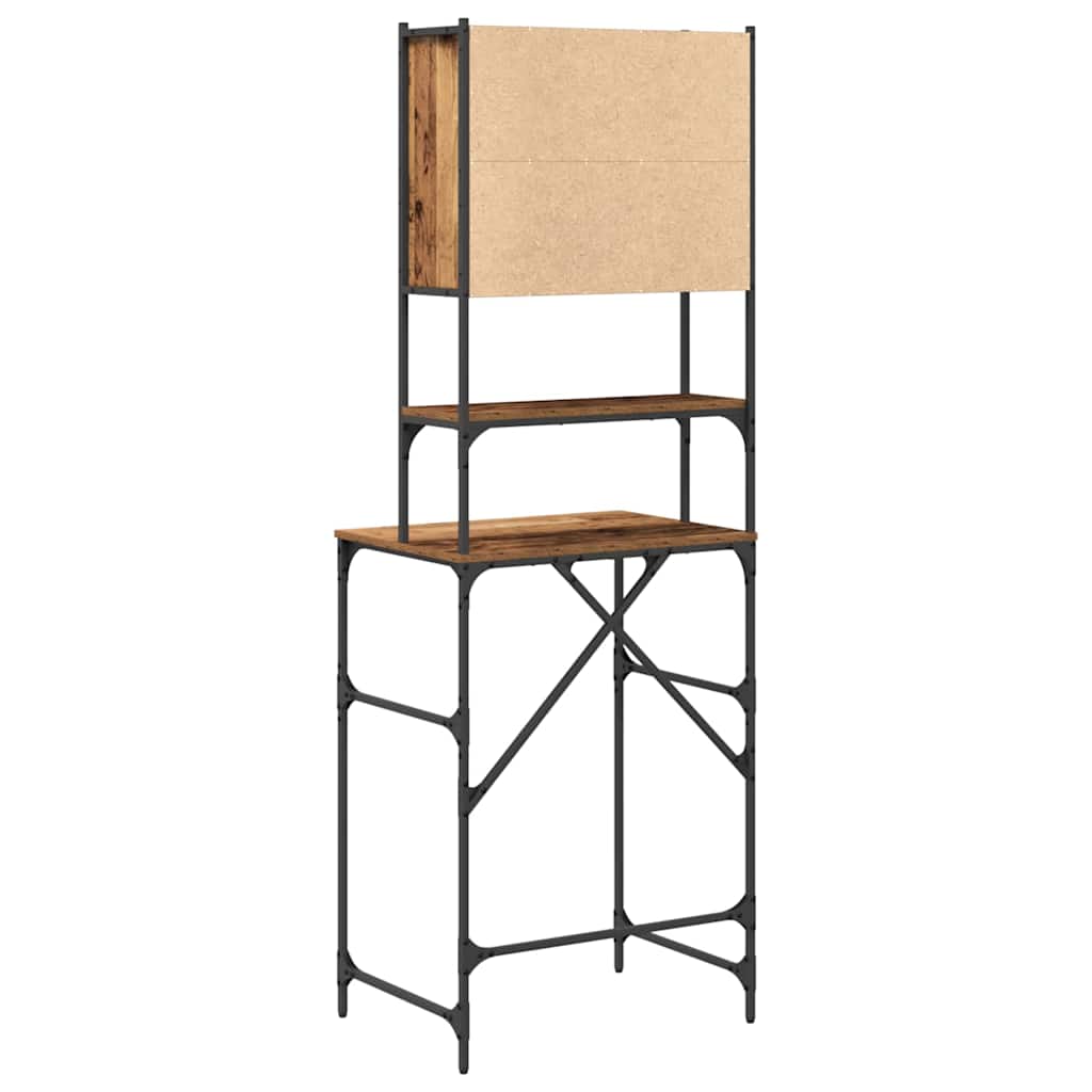 Vaskemaskinskap Gammelt tre 68 x 48,5 x 194 cm Konstruert tre