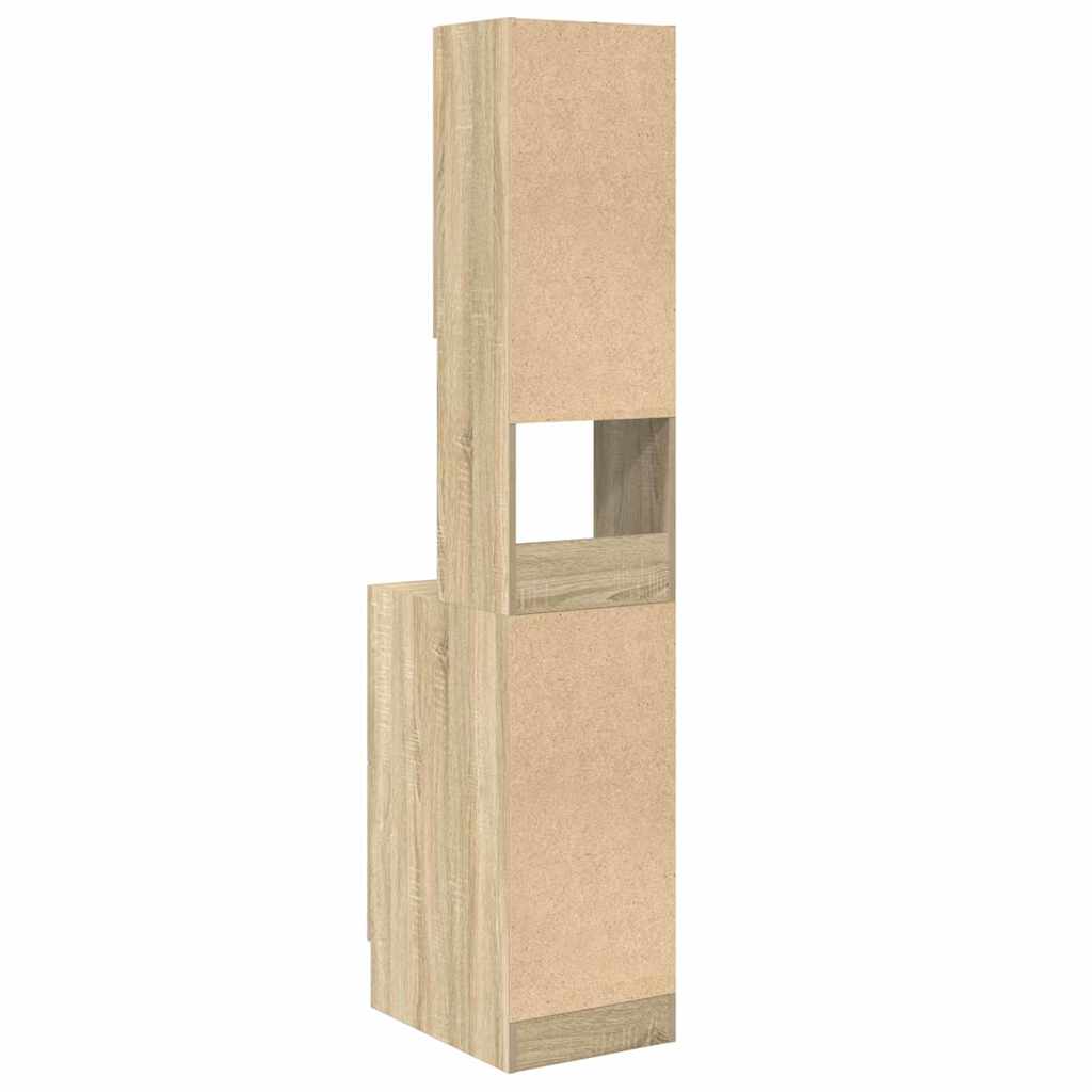 Kjøkkenskap med skuff Beige 35 x 50 x 180 cm Konstruert tre
