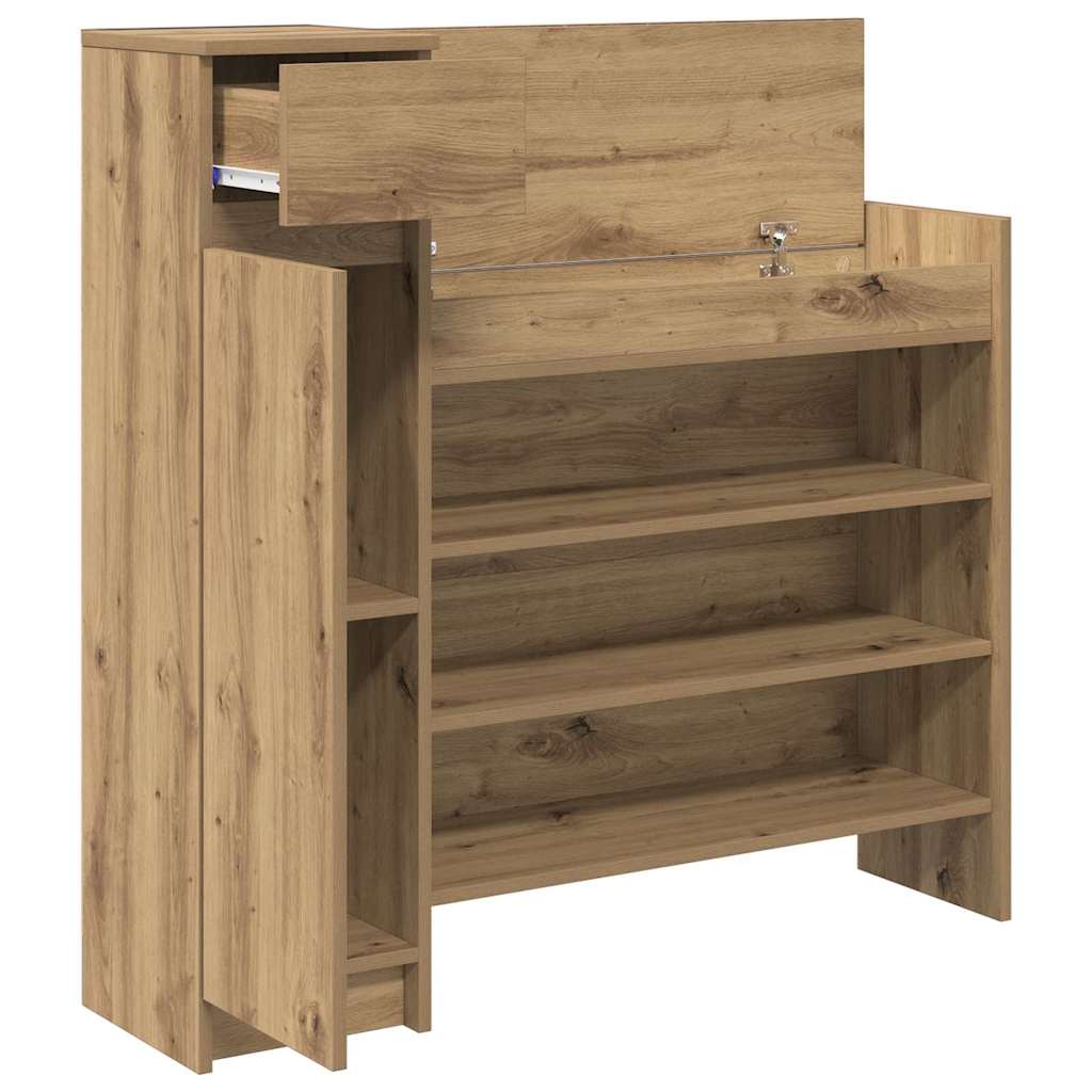 Sko Skap med dør Artisan Eik 100,5 x 28 x 100 cm Konstruert tre