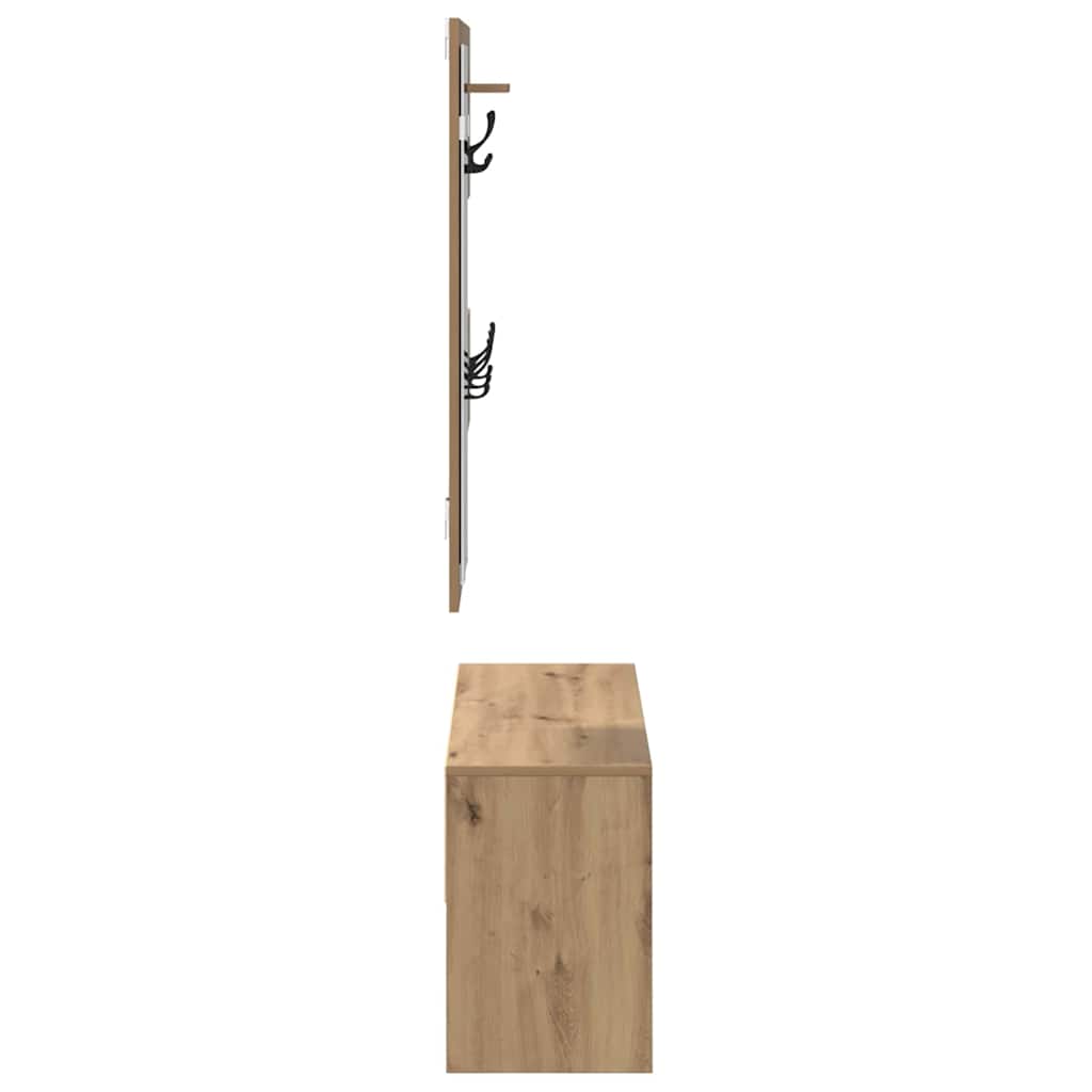 Gangmøbelsett Kunstnerisk Eik 90 x 31 x 46,5 cm Konstruert tre
